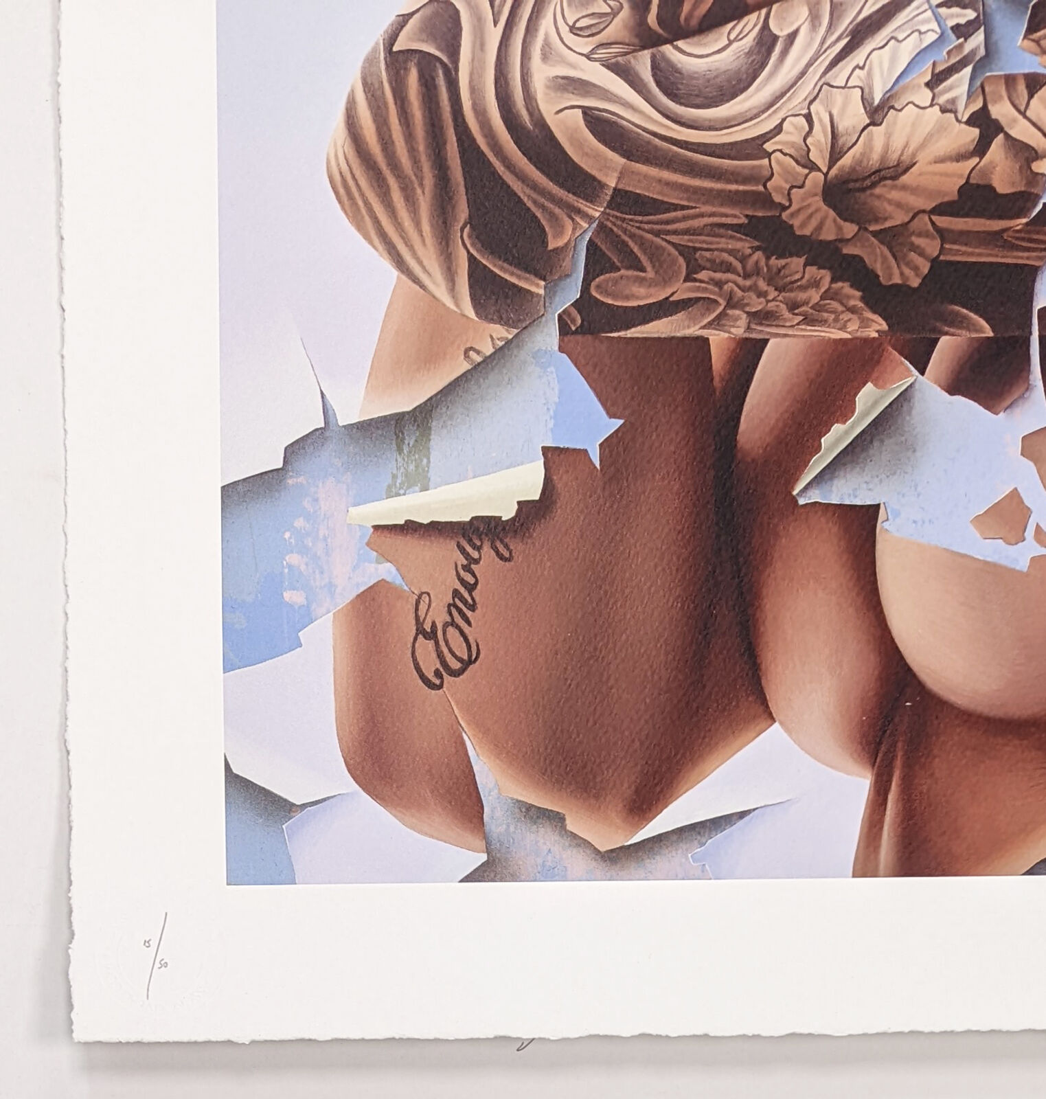 Artwork by James Bullough, DUST, Made of Giclee Print With Screen Printed Varnish 