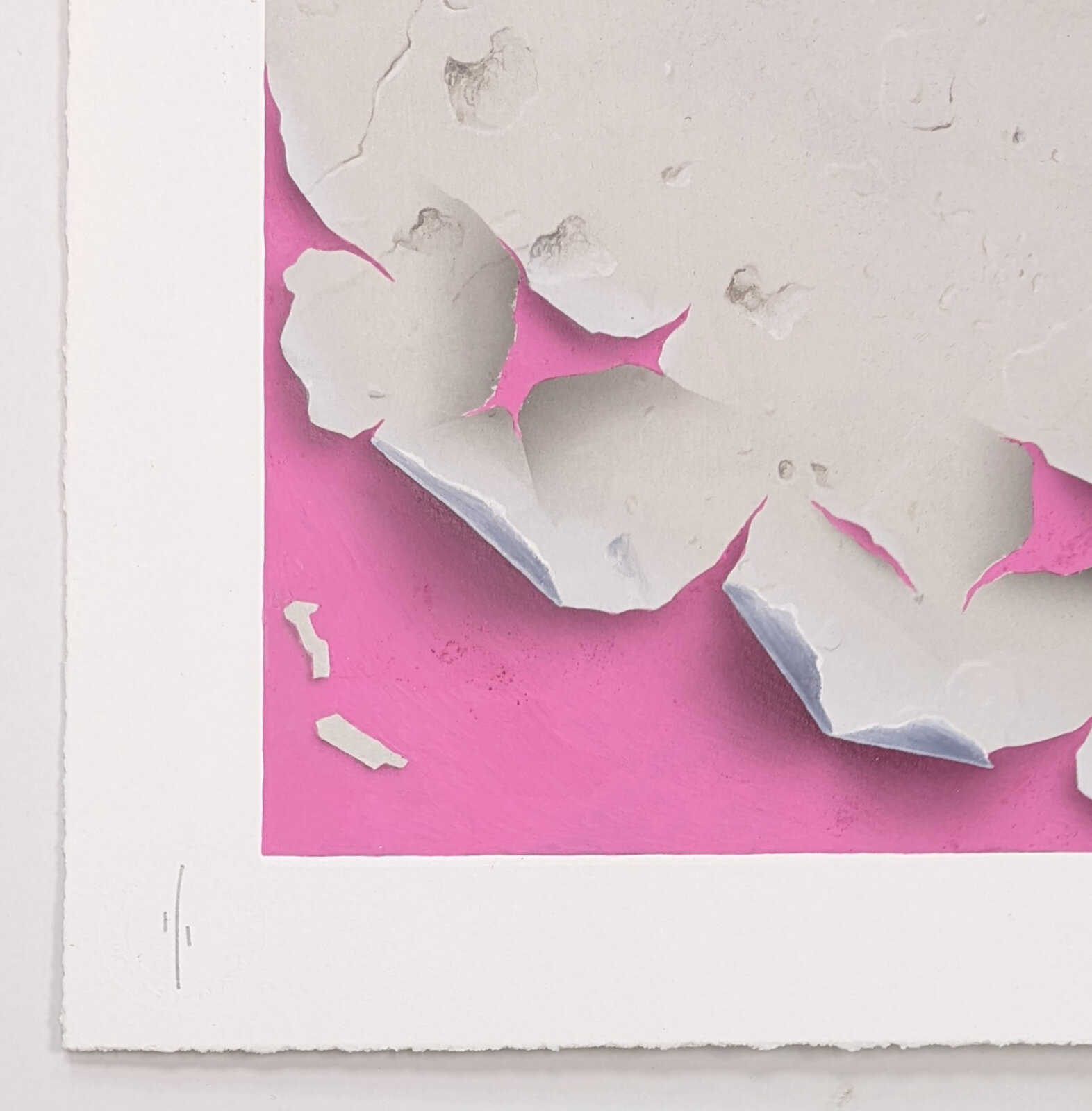 Artwork by James Bullough, Moving Target (Pink), Made of Hand Painted And Varnished Giclee 