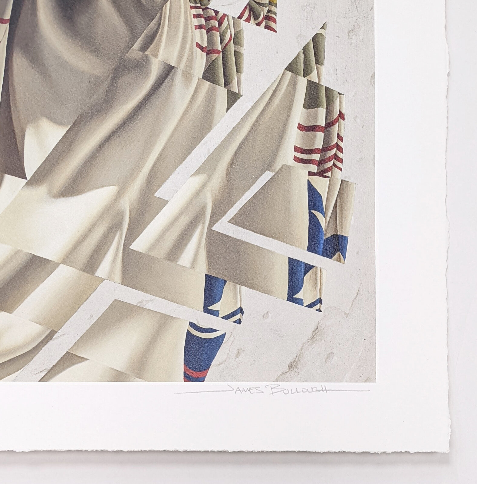Artwork by James Bullough, Moving Target (Pink), Made of Hand Painted And Varnished Giclee 