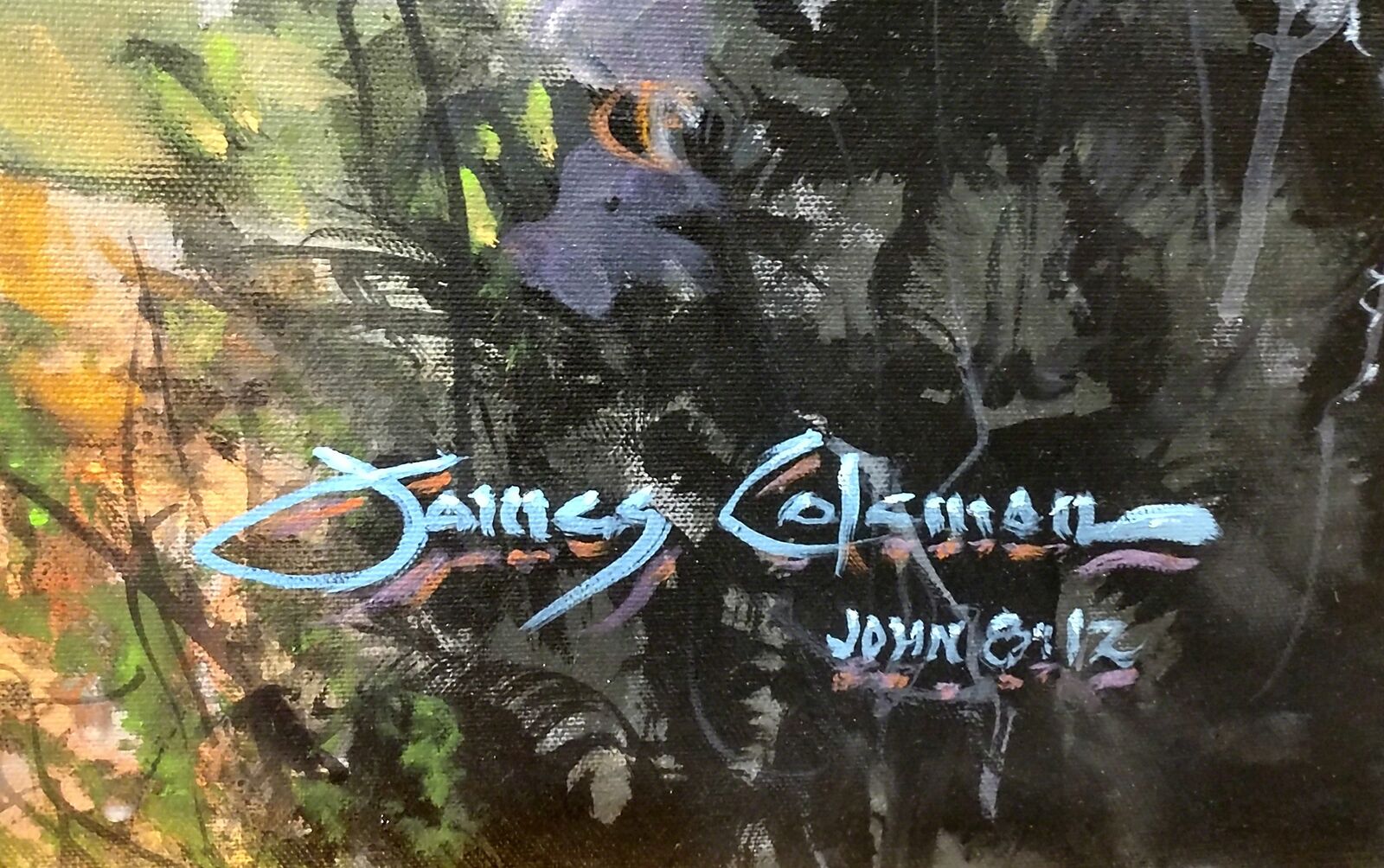 Artwork by James Coleman, IN THE WARM STILLNESS, Made of Oil On Canvas 