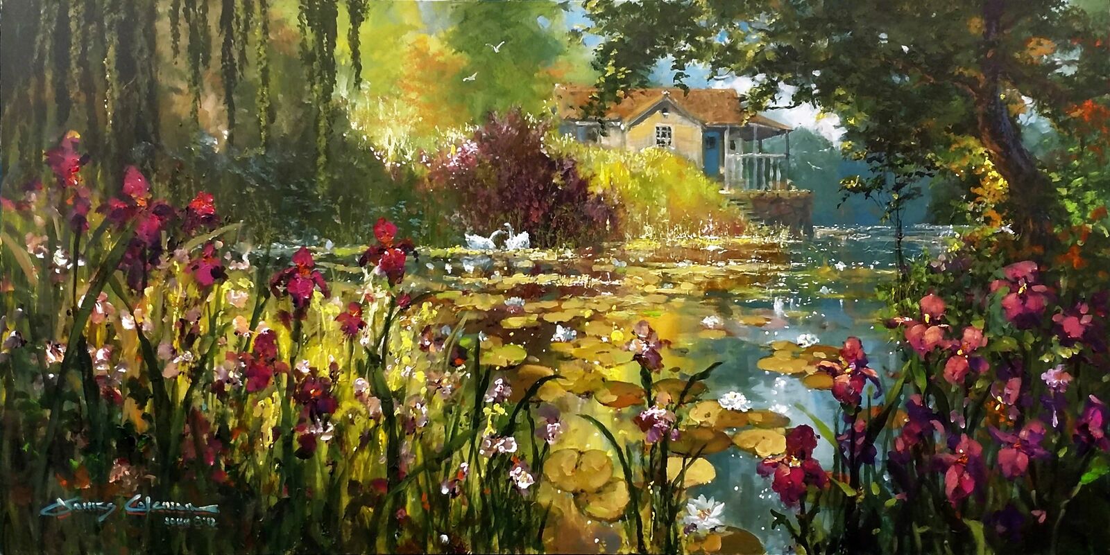 THE BLOSSOM OF SPRING by James Coleman, null