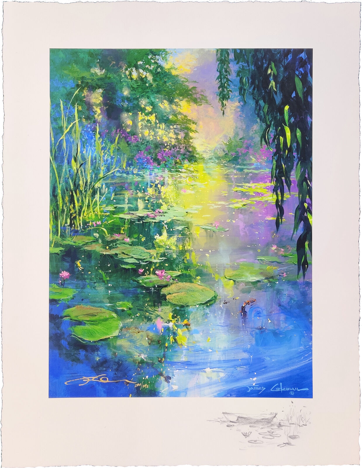 LILY REFLECTIONS by James Coleman, circa 2009