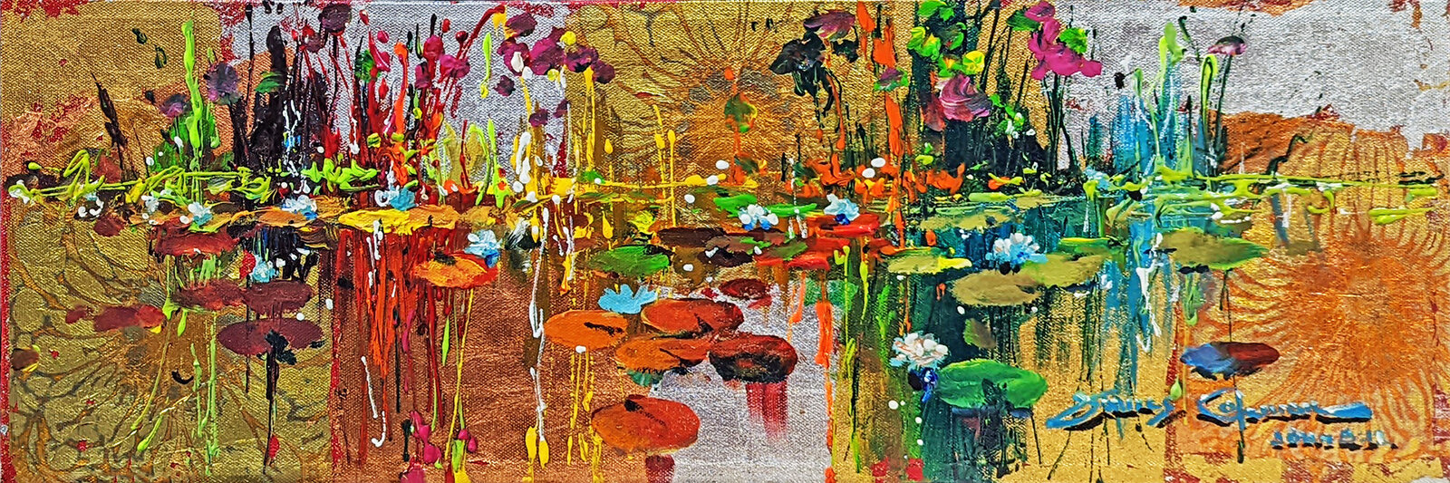 Giverny In Gold by James Coleman, 2011