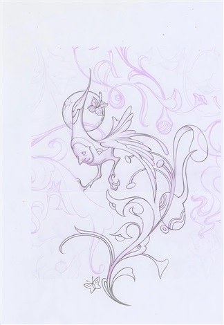 Megaflora Ornament Magpie by James Jean, 2023