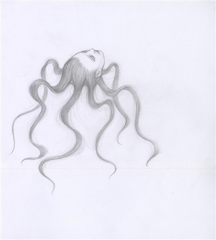 Artwork by James Jean, Spider, Made of Graphite on Paper 