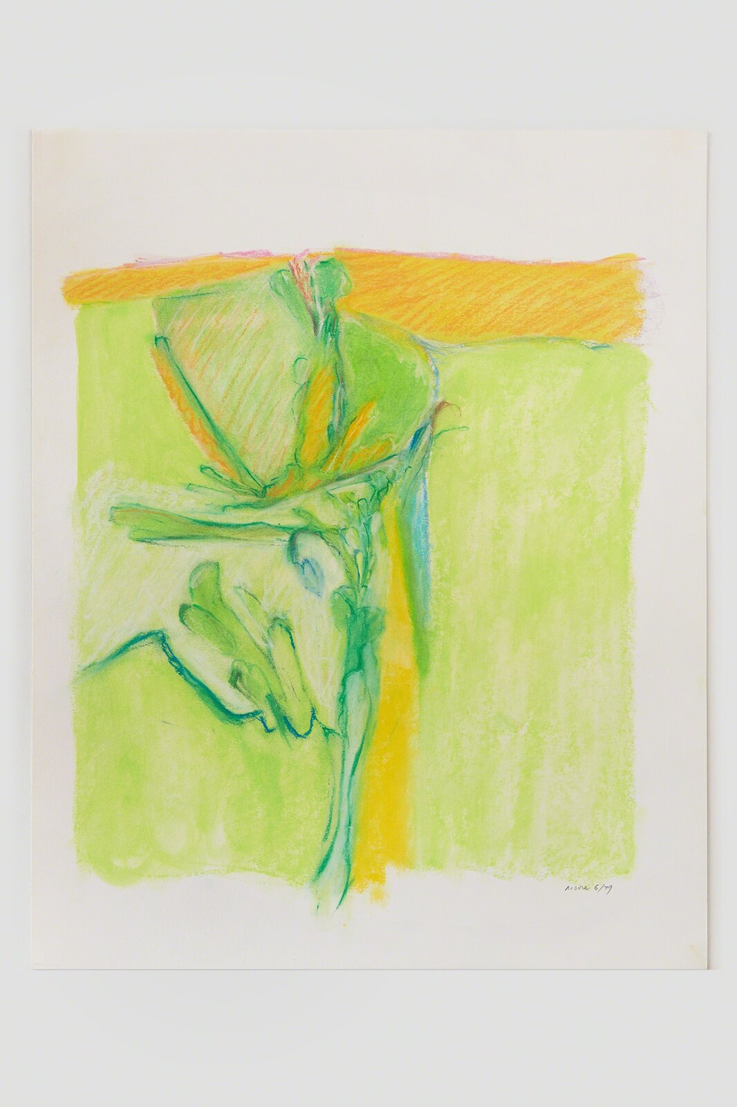 Untitled II (Green Yellow) by James Moore, 1979