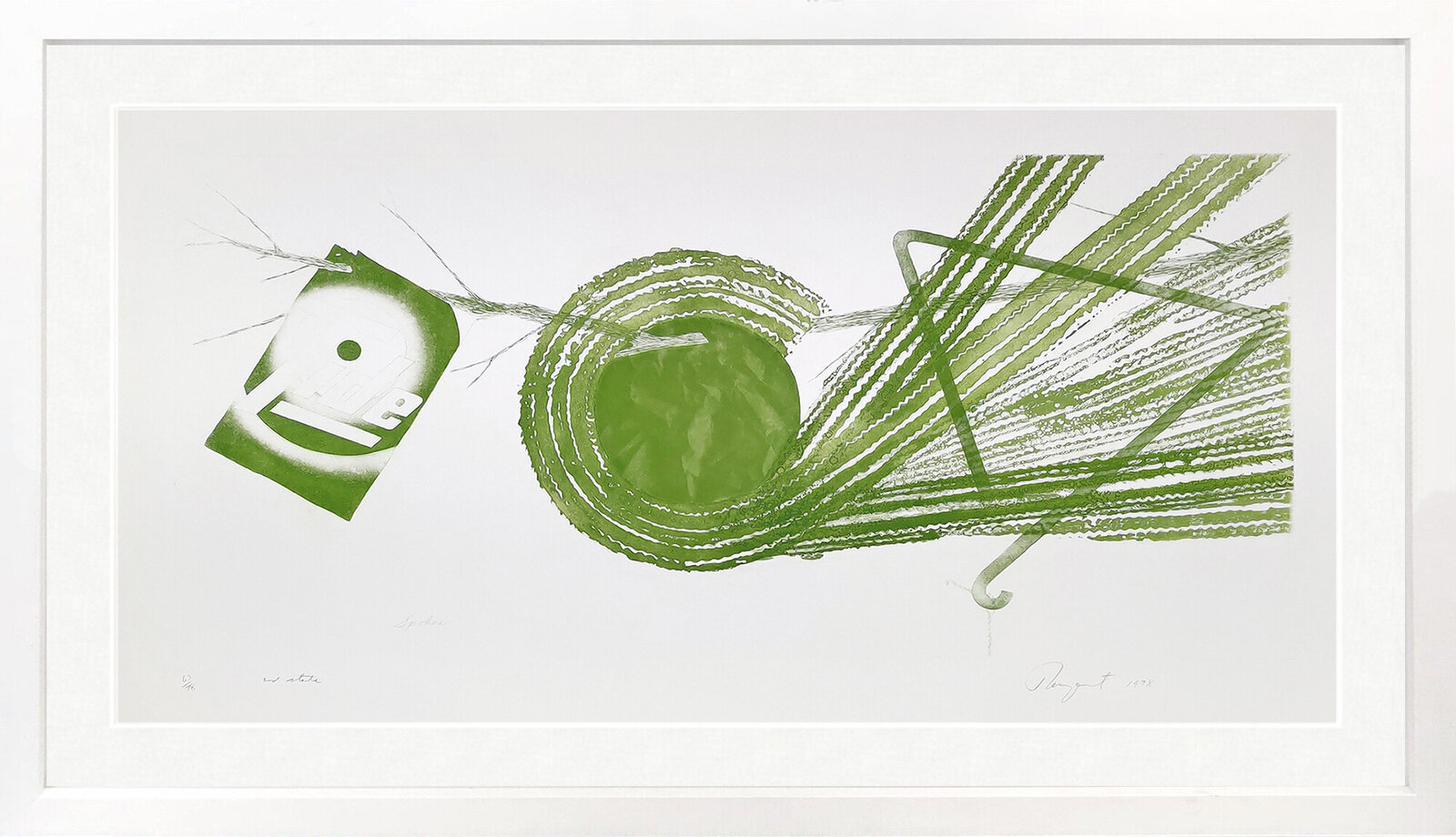 James Rosenquist | Spokes: 2 State (1978) | MutualArt