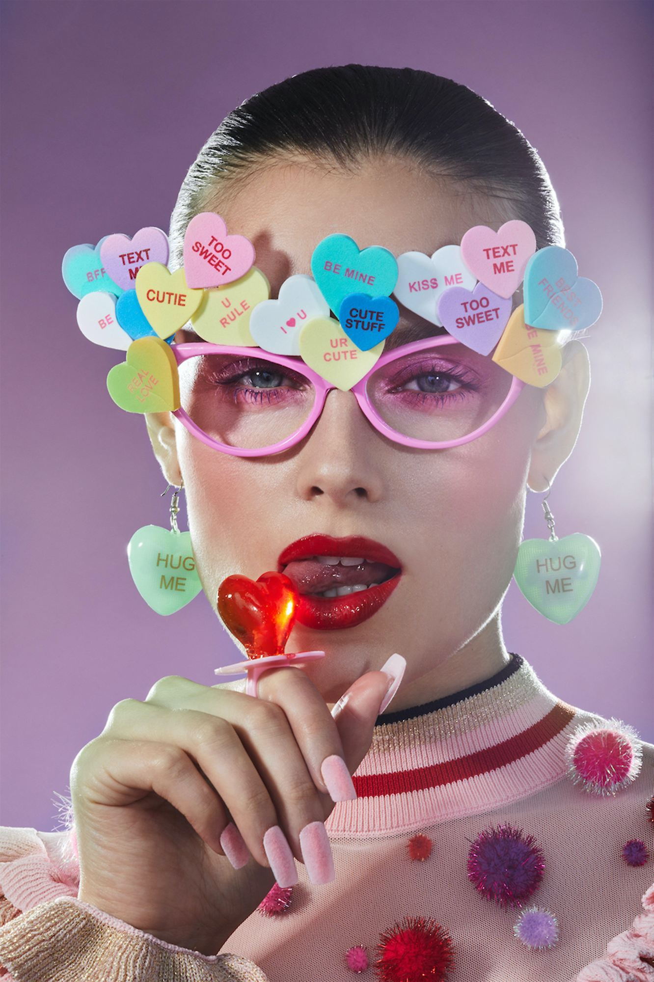 Artwork by Jamie Nelson, Be My Valentine, Made of Chromogenic print on Fuji crystal archive type 'c' lustre paper, signed and numbered by the artist 