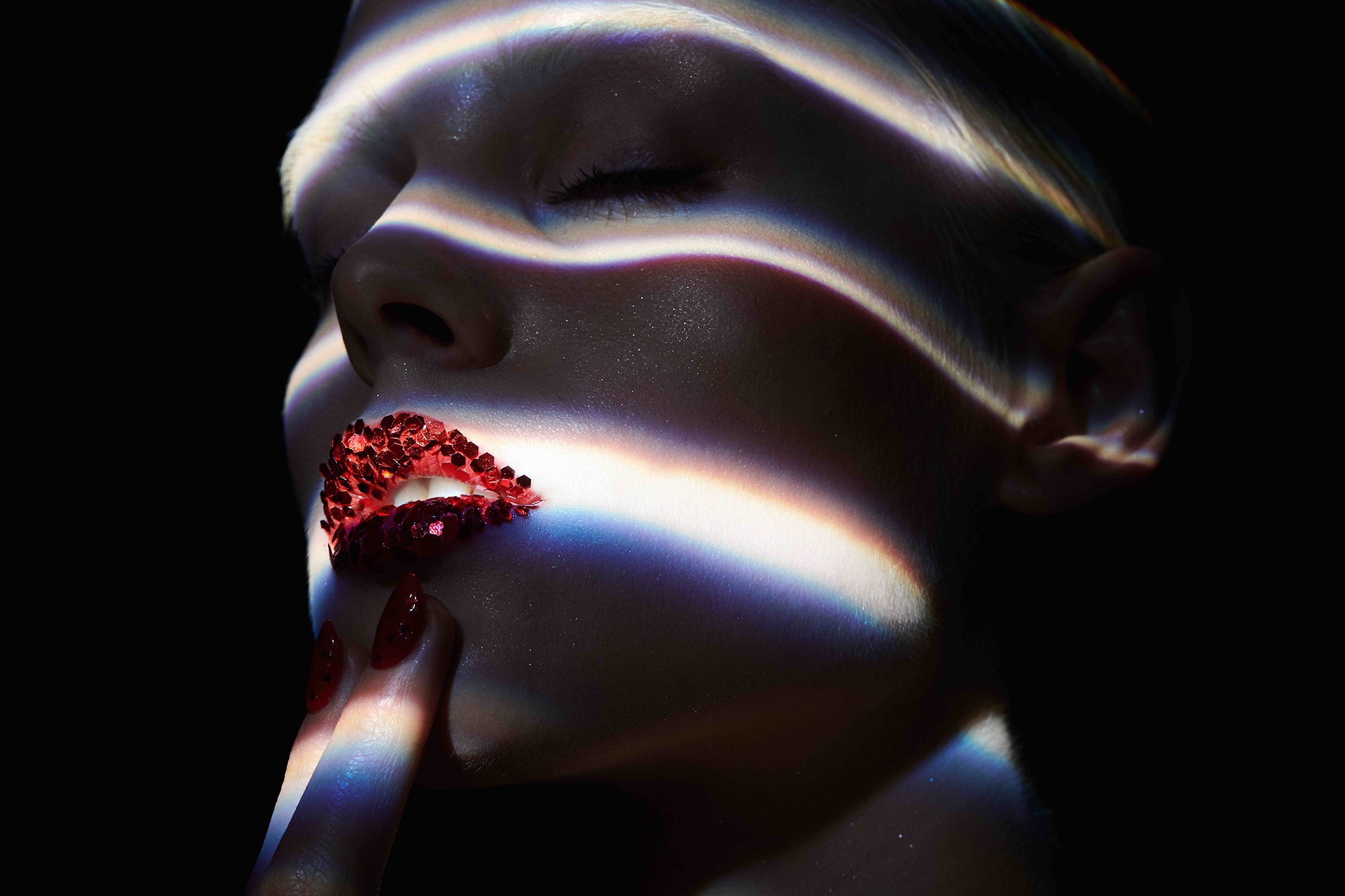 Sandra, Lips by Jamie Nelson, 2018