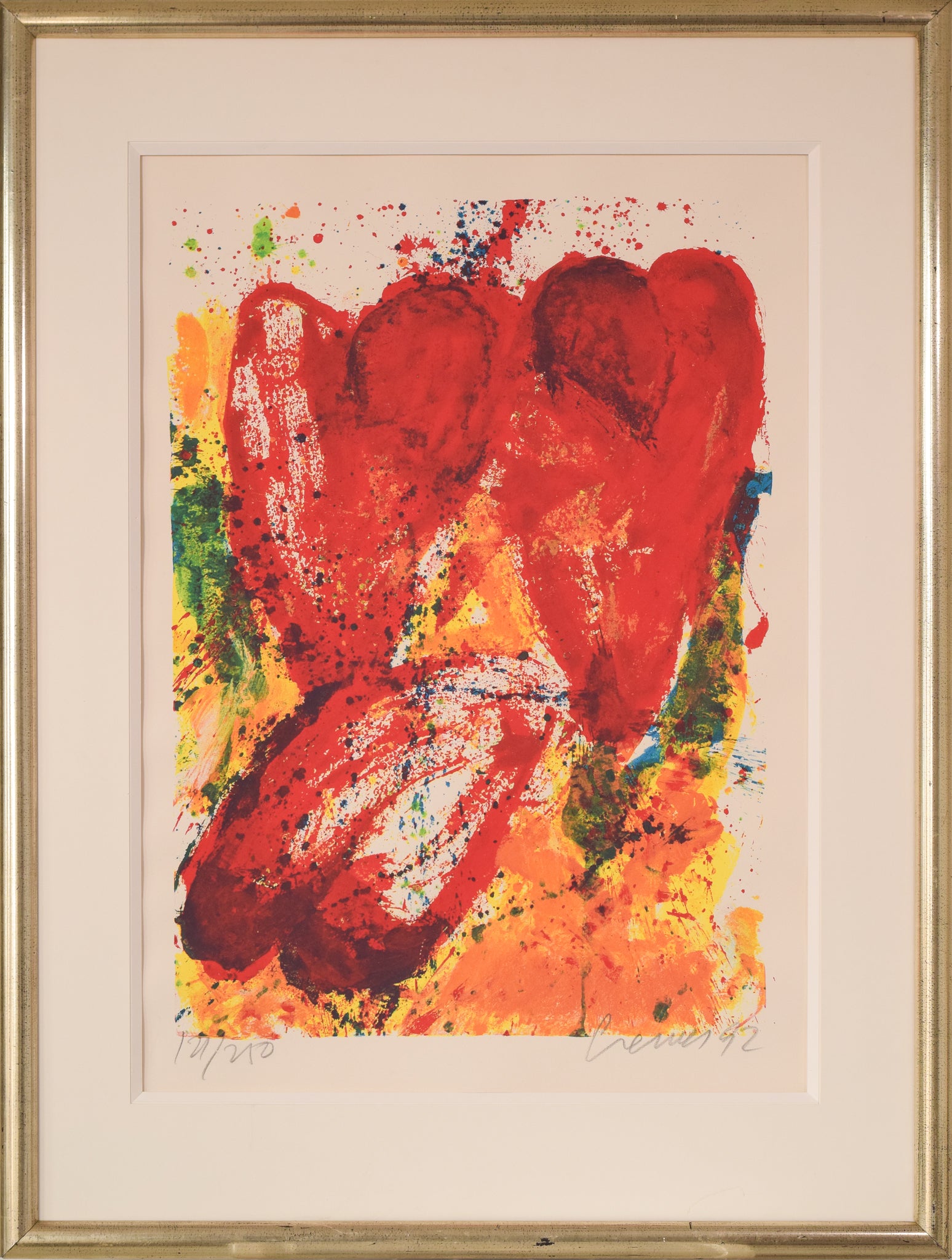 Artwork by Jan Cremer, Three Tulips, Made of Pen and ink 