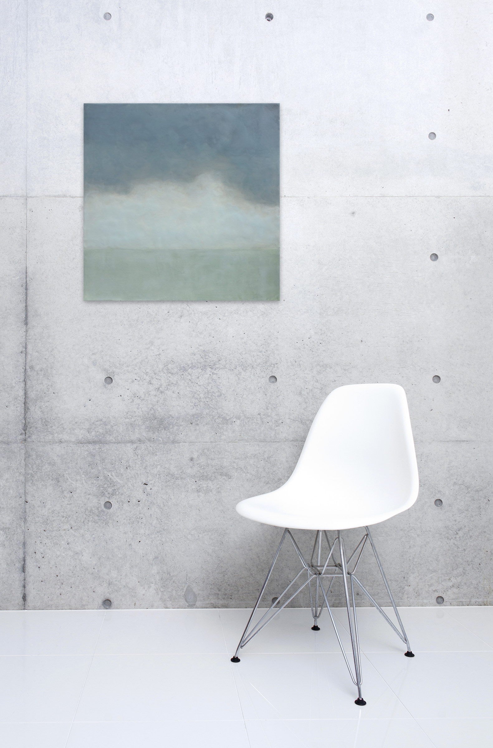 Artwork by Janise Yntema, Dunewood, Made of Beeswax, resin and pigment on canvas mounted on panel 