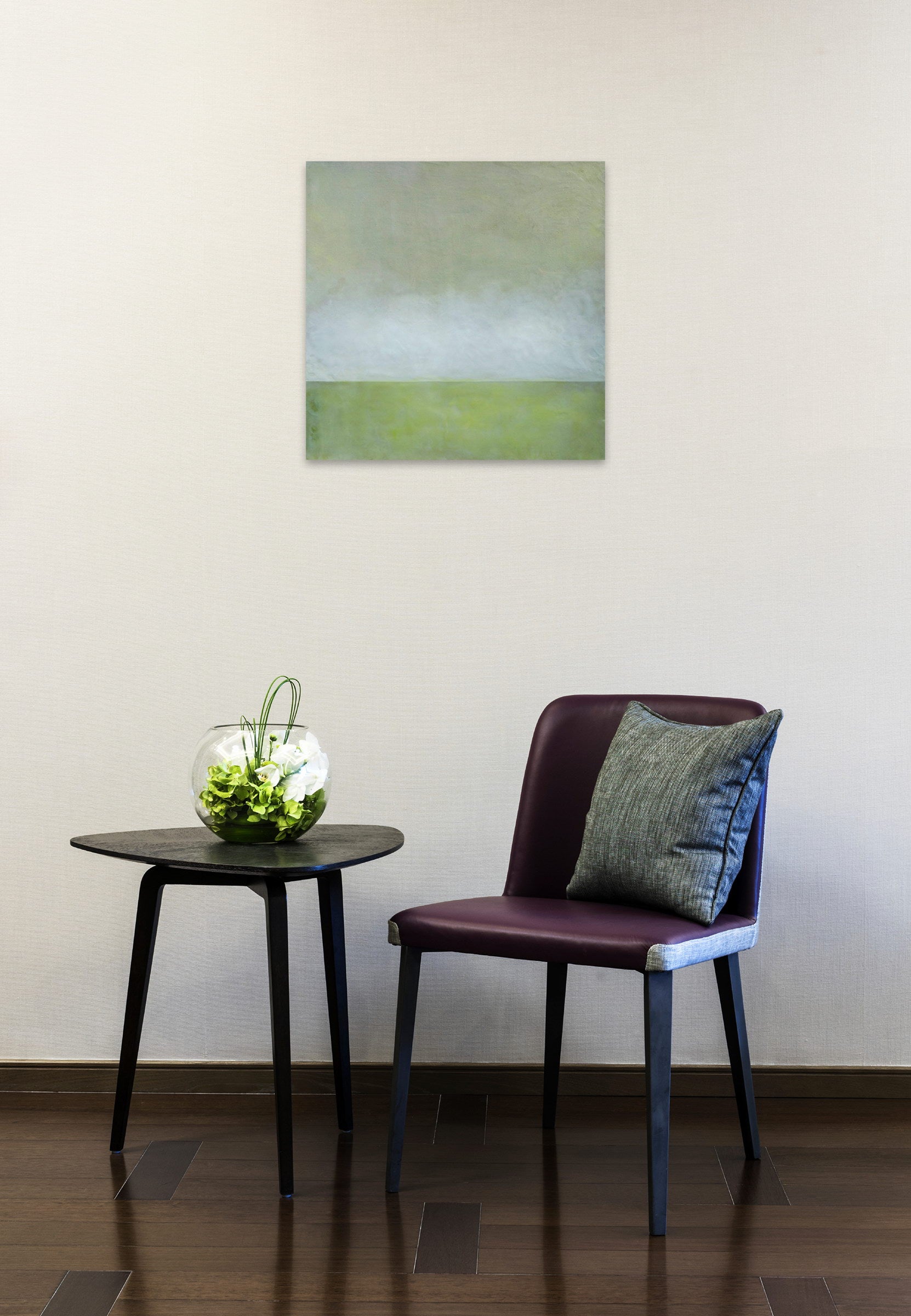 Artwork by Janise Yntema, Saltaire, Made of Beeswax, resin and pigment on canvas mounted on panel 