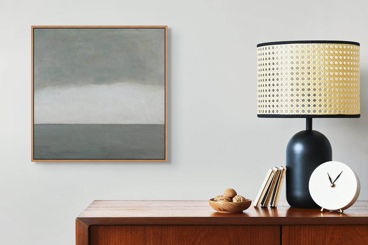 Artwork by Janise Yntema, Wainscott, Made of Beeswax resin, pigment and oil paint on panel 