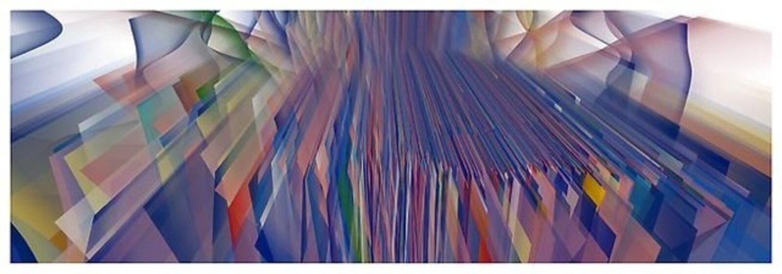 Artwork by Jason Salavon, American Varietal (US Population, by County 1790-2000), Made of Lights, electronics, five tons structural steel 