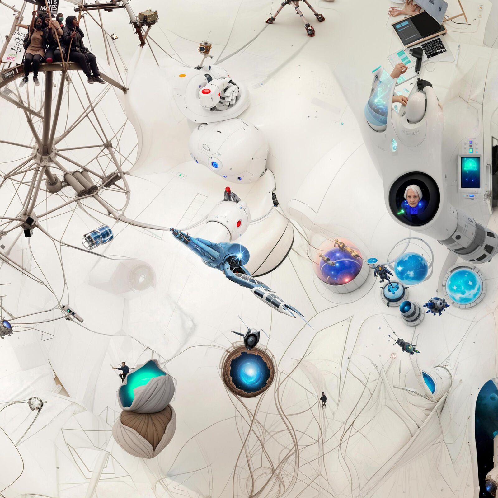 Artwork by Jason Salavon, History Painting (Modernity), Made of Archival prints 