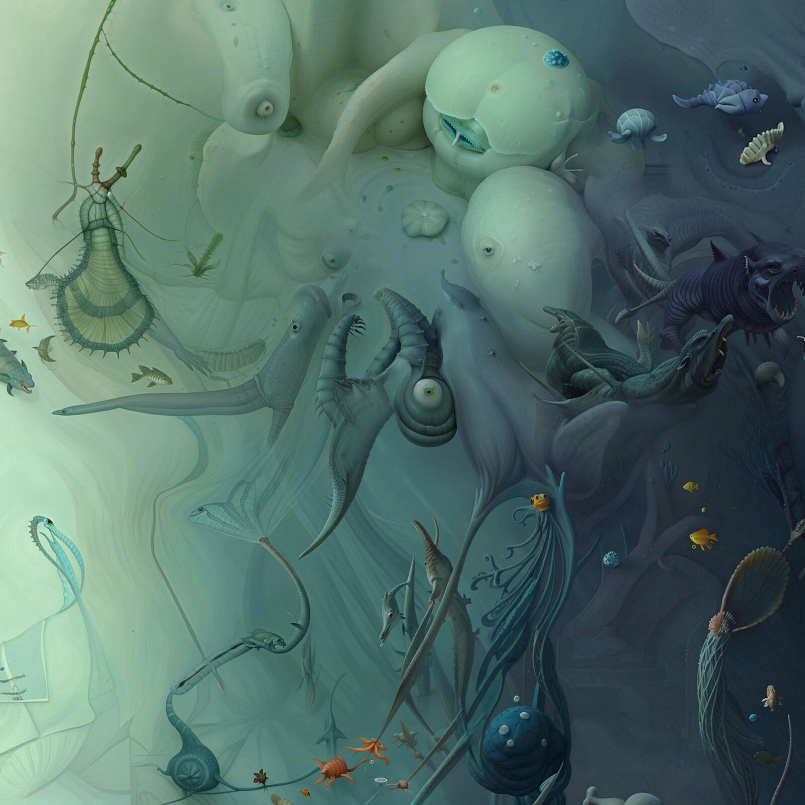 Artwork by Jason Salavon, History Painting (Origins), Made of Archival prints 