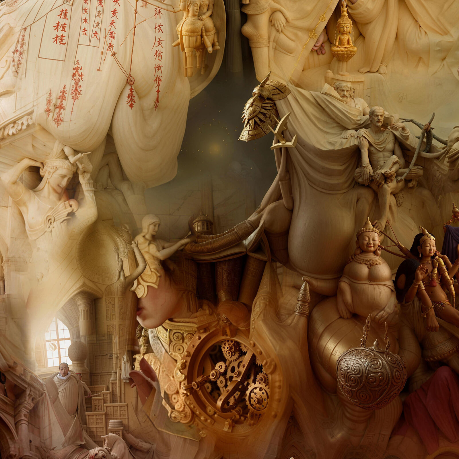 Artwork by Jason Salavon, History Painting (Sapiens), Made of Archival prints 