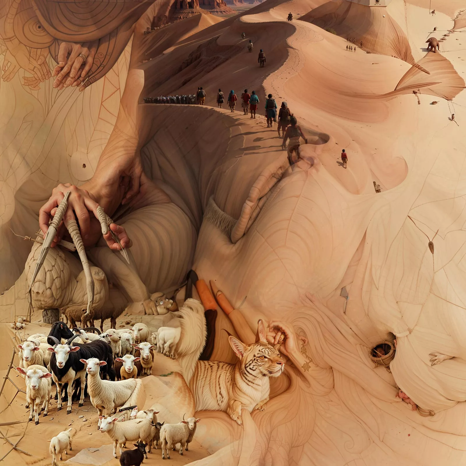 Artwork by Jason Salavon, History Painting (Sapiens), Made of Archival prints 