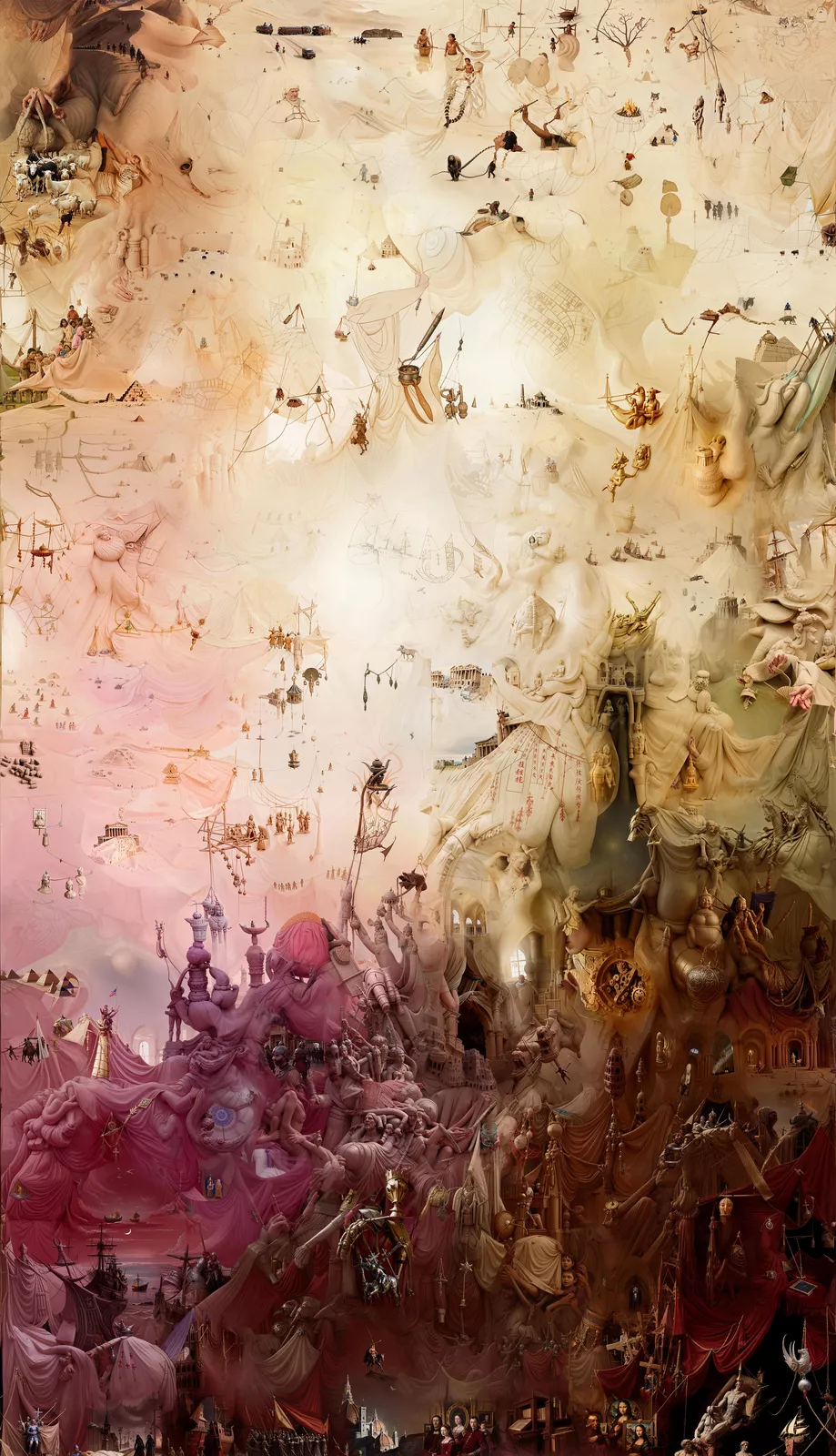 History Painting (Sapiens) by Jason Salavon, 2024