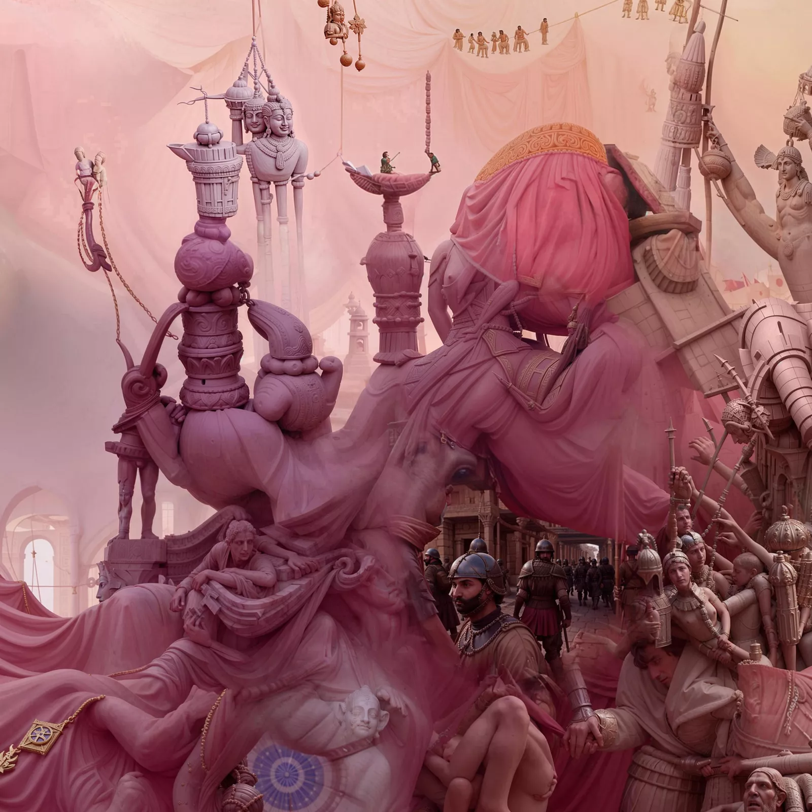 Artwork by Jason Salavon, History Painting (Sapiens), Made of Archival prints 