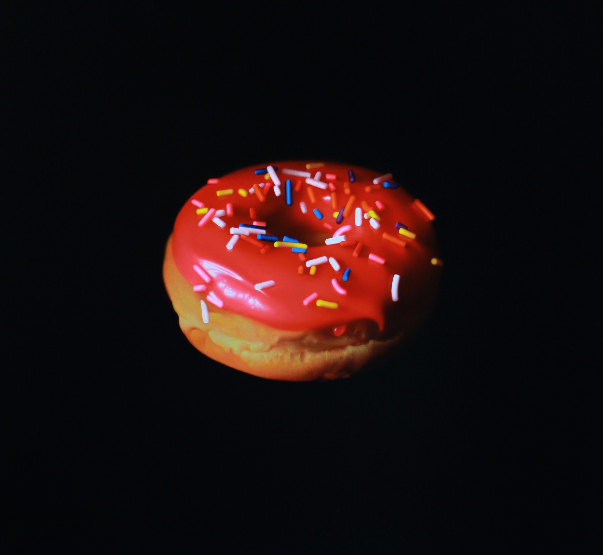 Pink Sprinkle Donut by Jason Walker, 2017