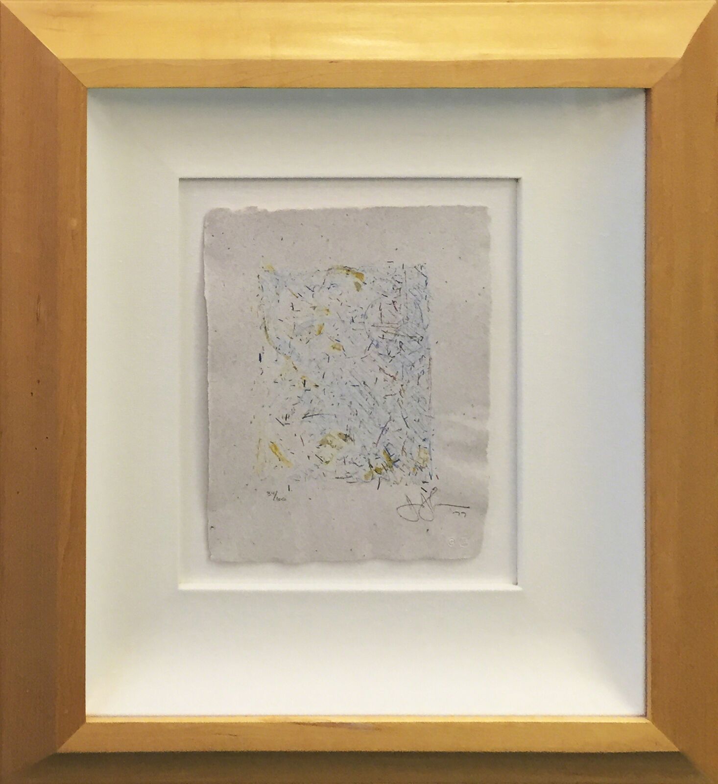 Artwork by Jasper Johns, 0 THROUGH 9, Made of 4 Color Lithograph 