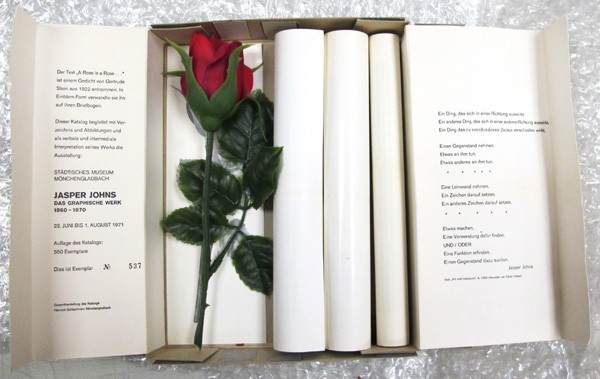 Rose and Scroll by Jasper Johns, null
