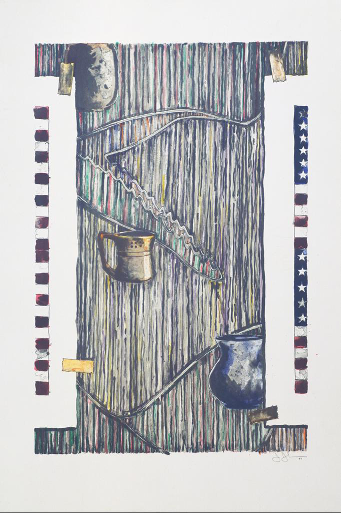 Ventriloquist by Jasper Johns, 1985