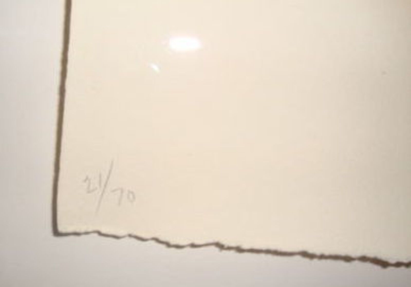 Artwork by Jasper Johns, Figure 7, Black Numerals Series, Made of Lithograph 