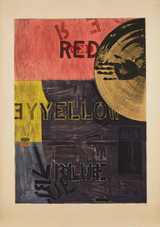 Artwork by Jasper Johns, Periscope, Made of Etching and aquatint in colors, on Rives paper 