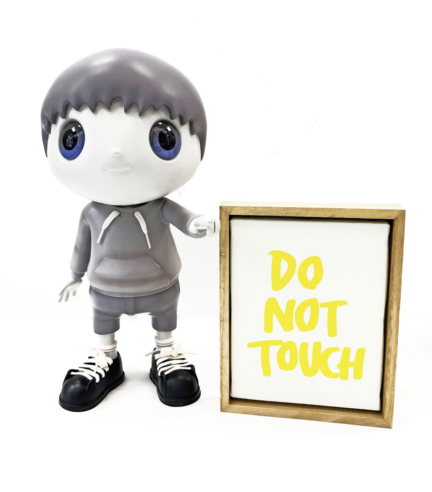 DO NOT TOUCH (GREY) by Javier Calleja, 2020