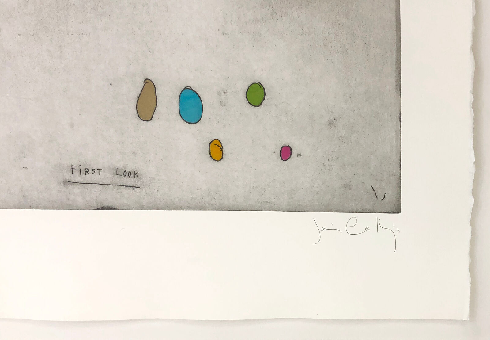 Artwork by Javier Calleja, First Look (hand finished etching), Made of Hand Finished Etching 