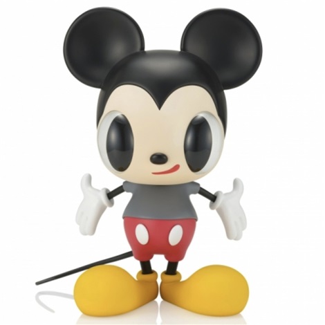 Artwork by Javier Calleja, Mickey Mouse Now and Future Sofubi Figure, Made of Vinyl 