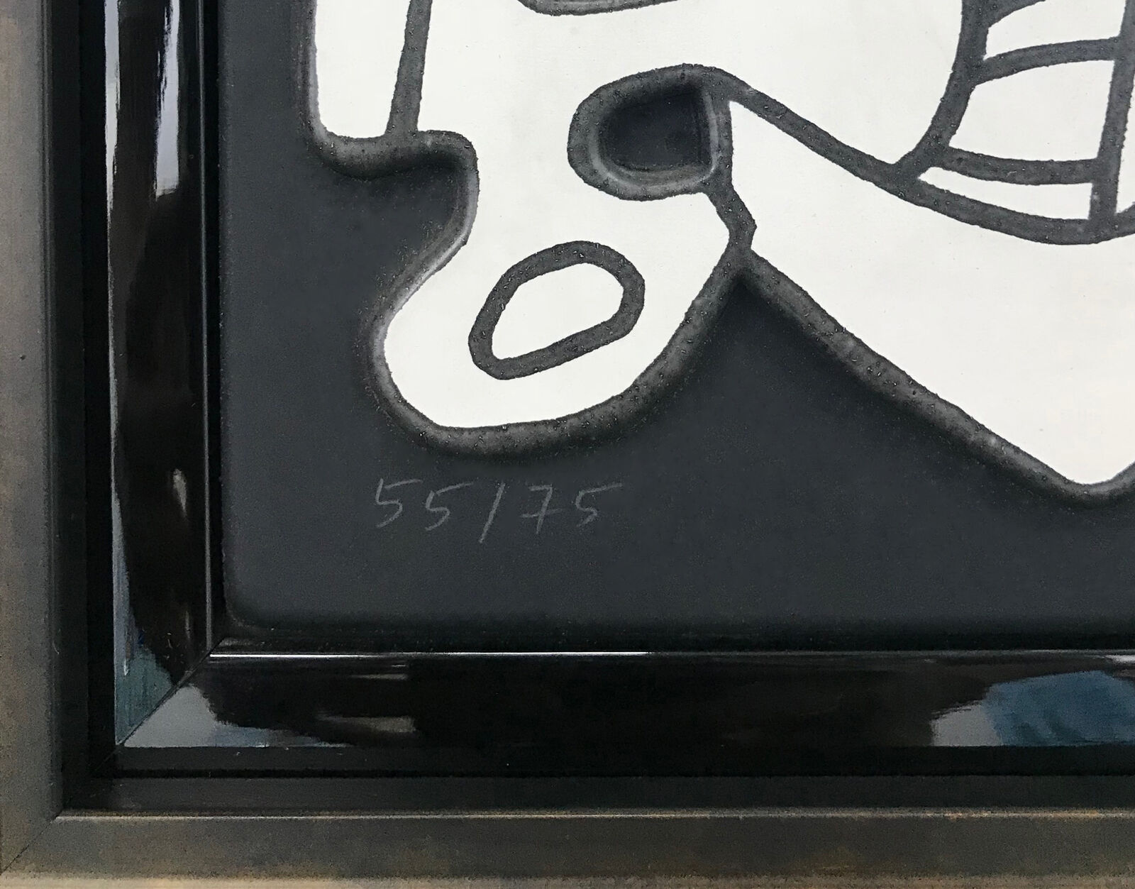 Artwork by Jean Dubuffet, ARBORESCENSES I, Made of Vacuum-formed Relief Screen Print 