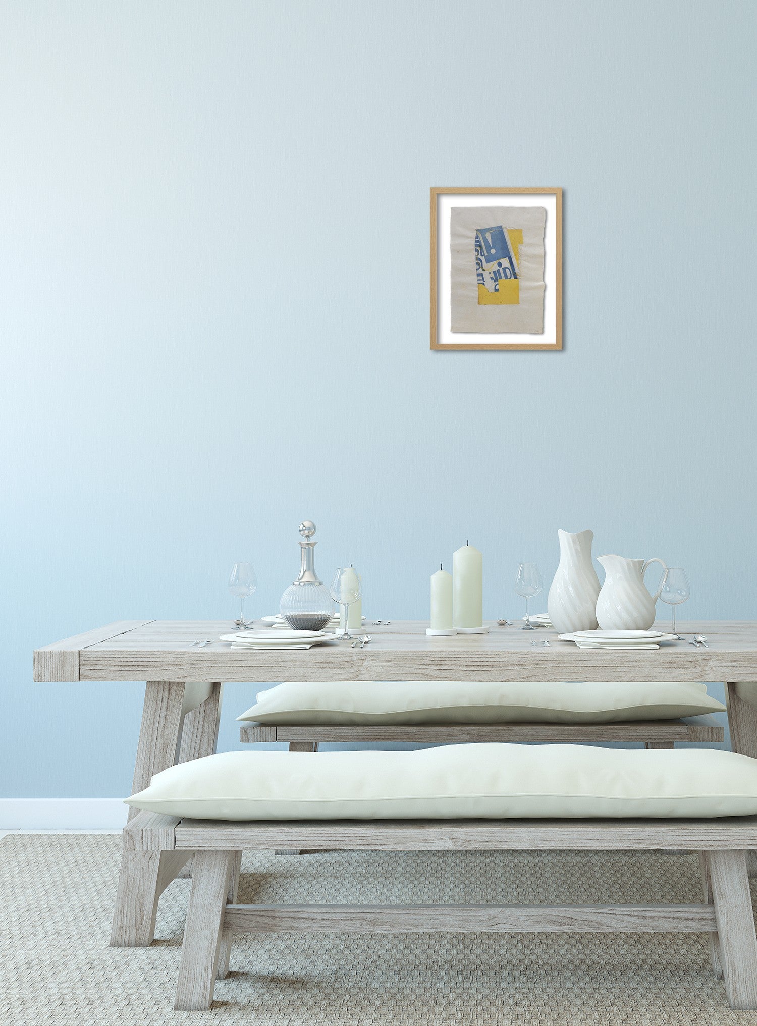 Artwork by Jean Feinberg, India !, Made of Collage on Japanese paper 