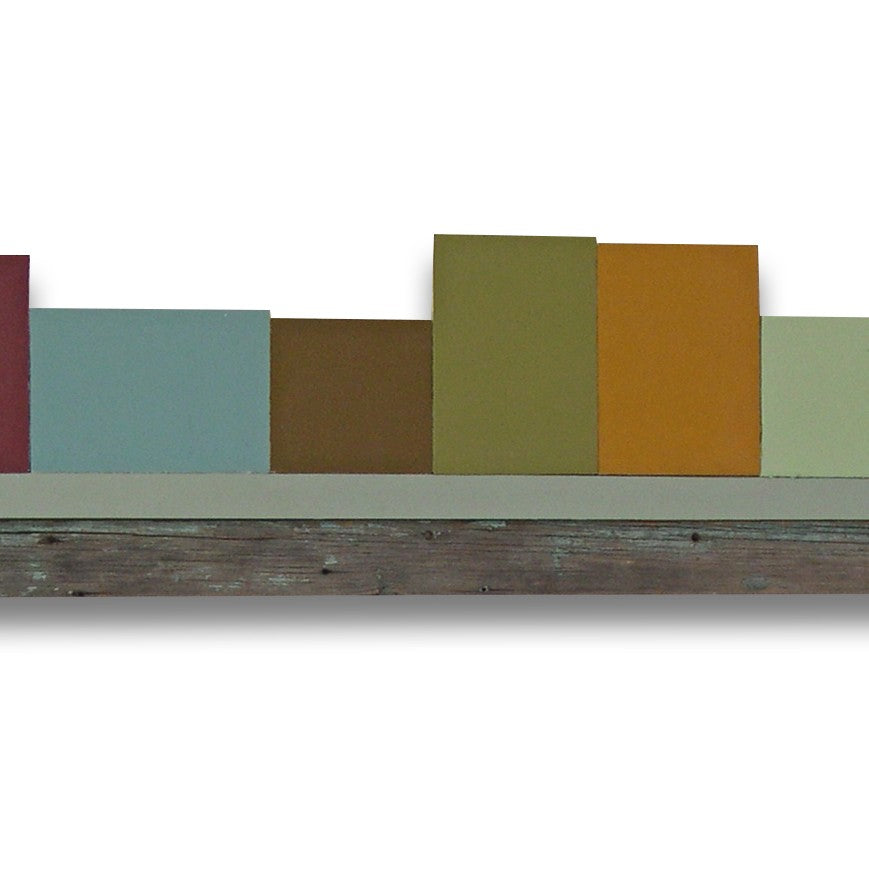 Artwork by Jean Feinberg, OW1.08, Made of Oil on wood and found wood 