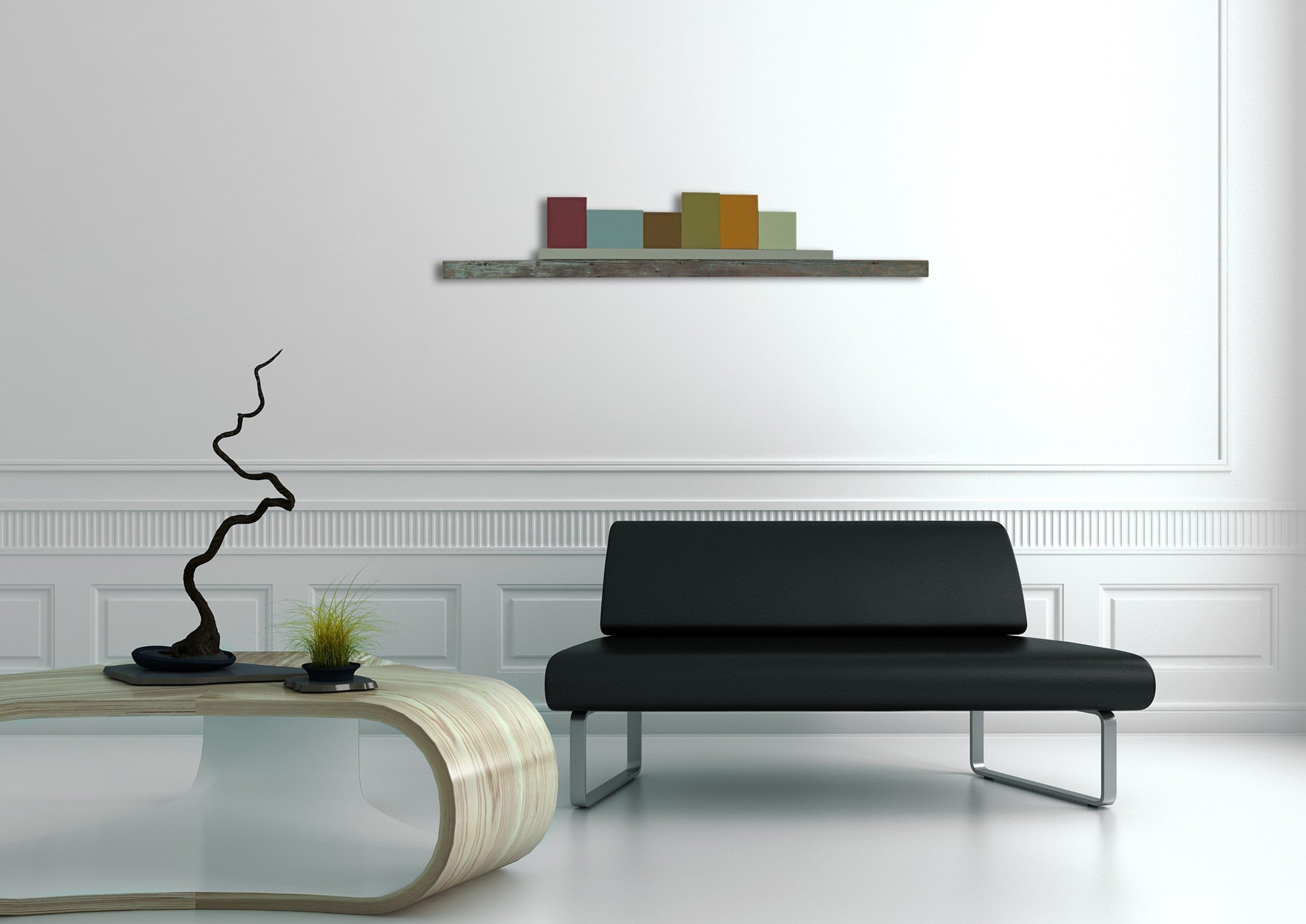 Artwork by Jean Feinberg, OW1.08, Made of Oil on wood and found wood 