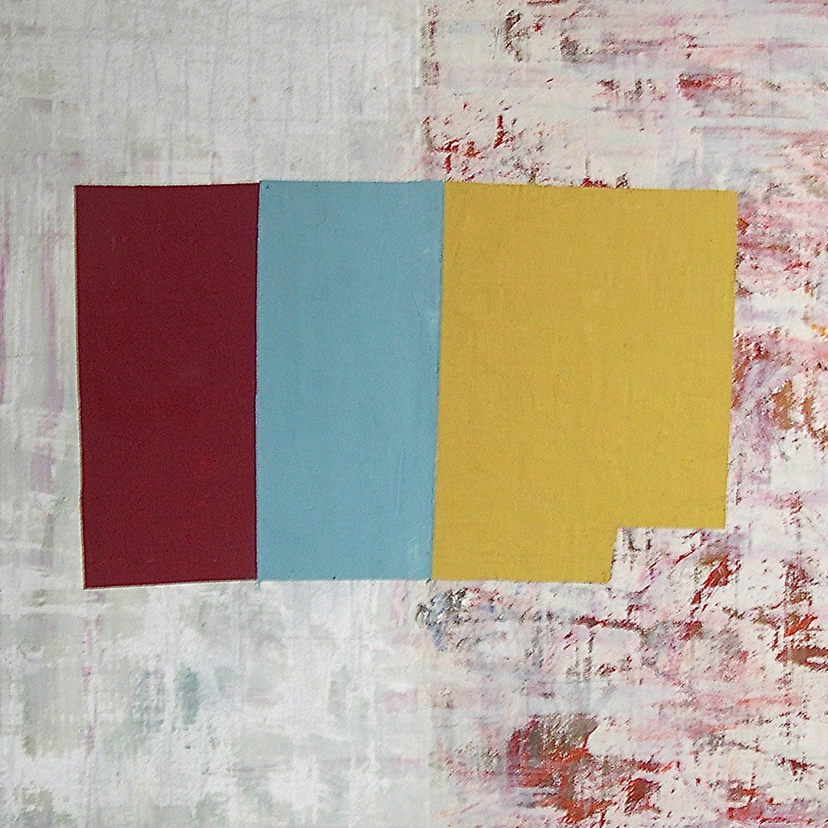 Artwork by Jean Feinberg, R/Y/B, Made of Oil on linen 