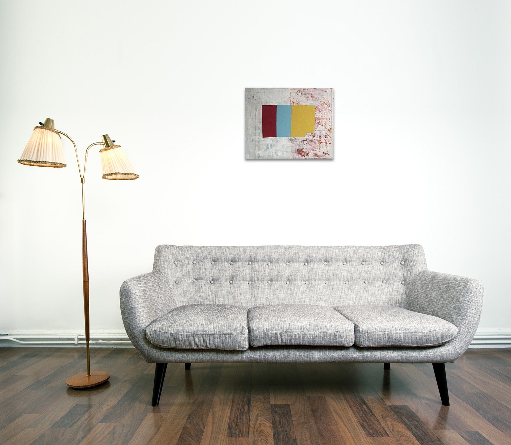 Artwork by Jean Feinberg, R/Y/B, Made of Oil on linen 