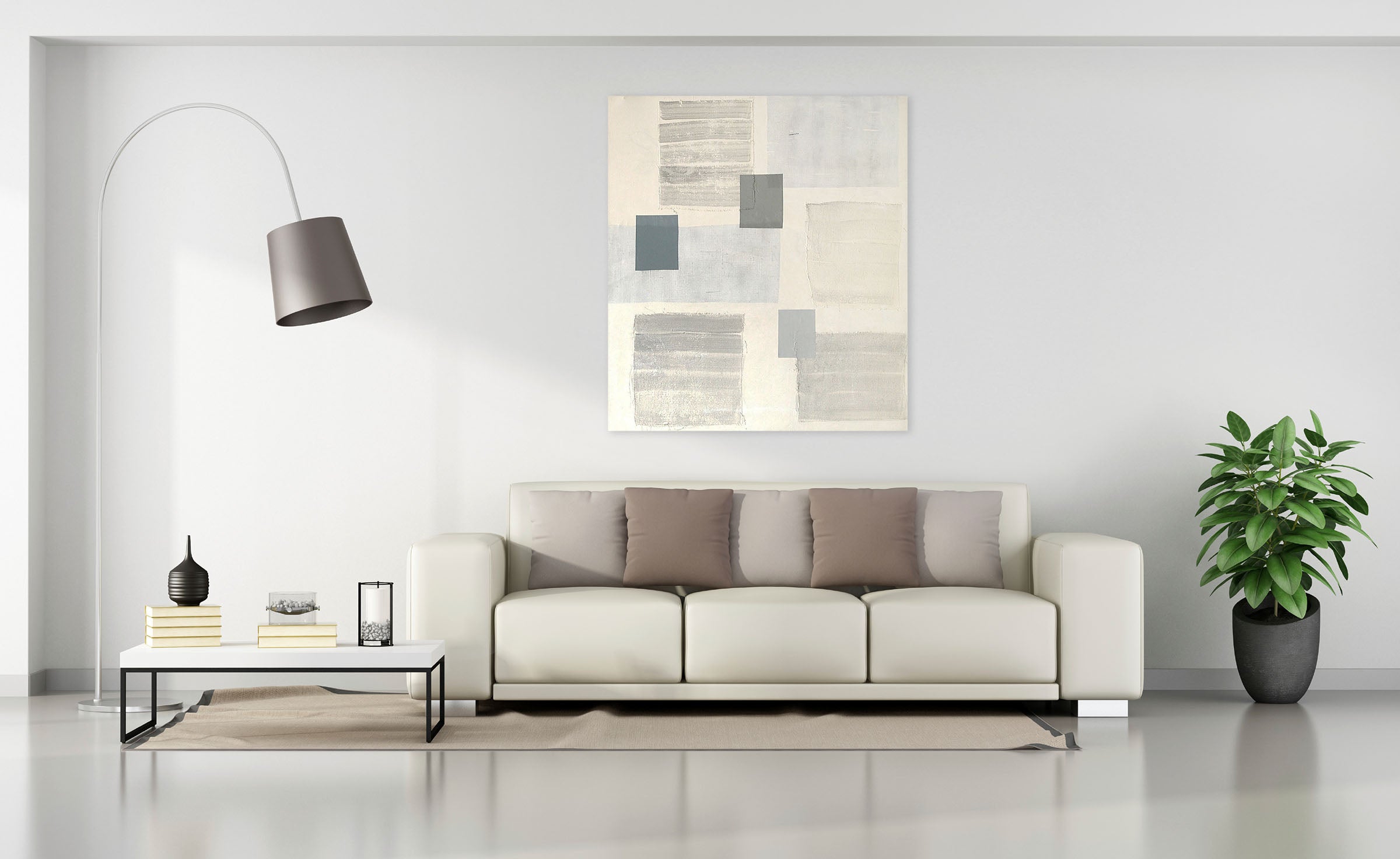 Artwork by Jean Feinberg, Untitled - OL3.96, Made of Oil and fabric on linen 