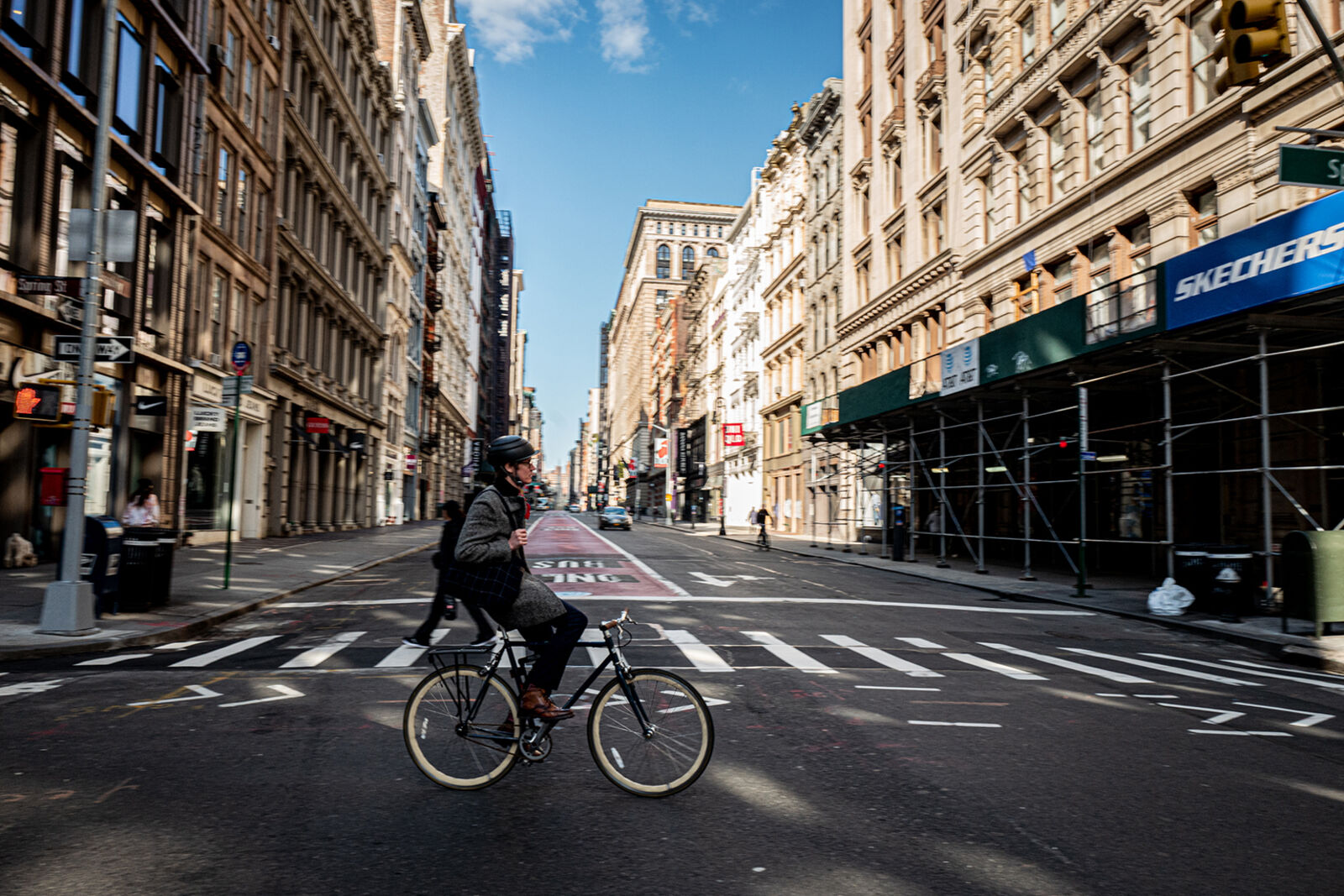 Covid 19 -2020-04-01-NY-Broadway Soho by Jean-Luc Fievet, 2020