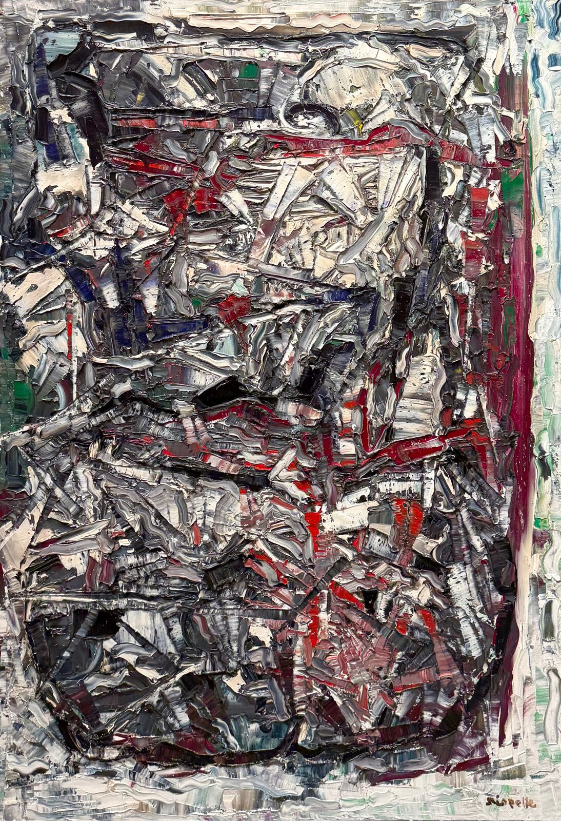 Artwork by Jean-Paul Riopelle, Untitled, Made of Oil on canvas 