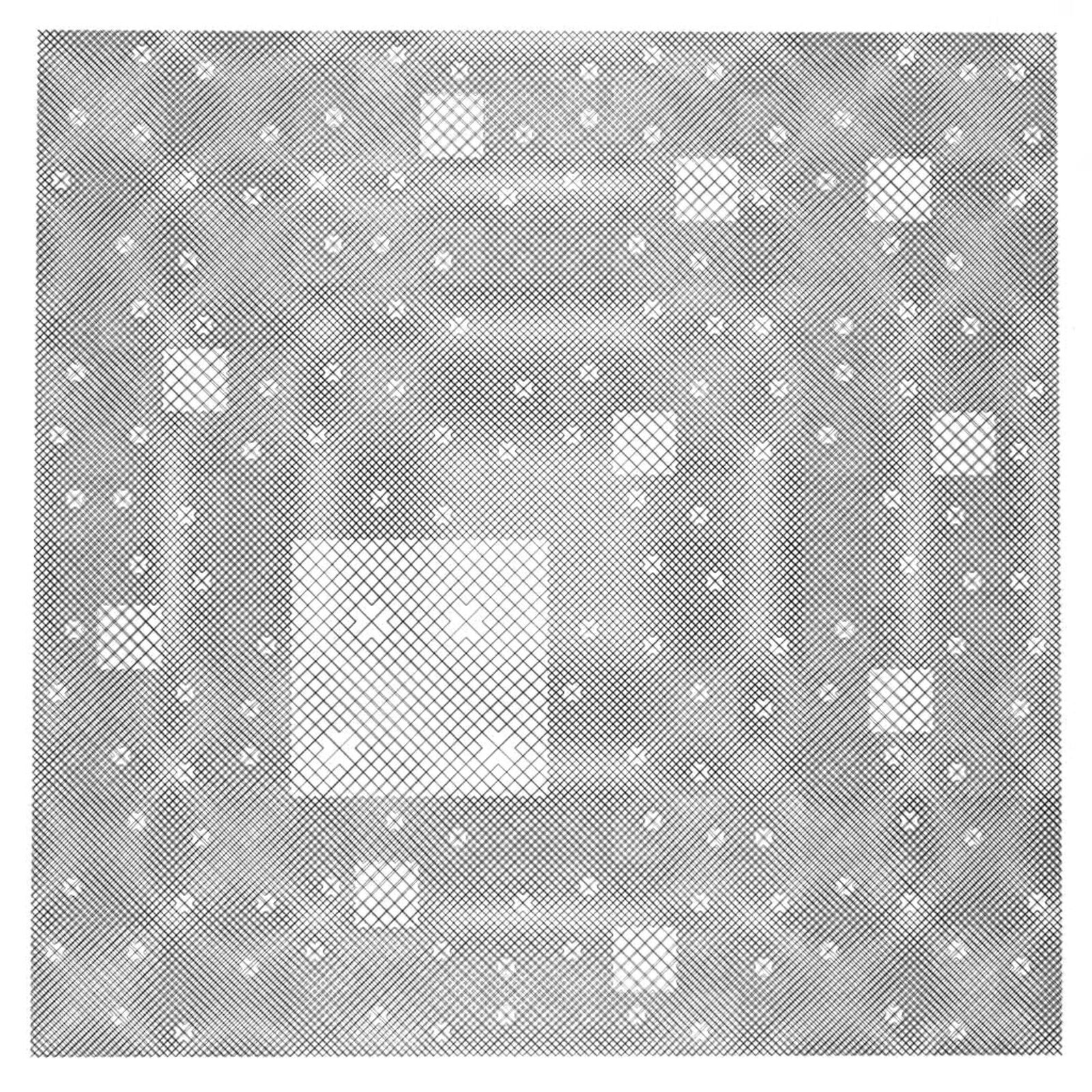 Fractal Moire Ghost by Jean-Pierre Hébert, 1987