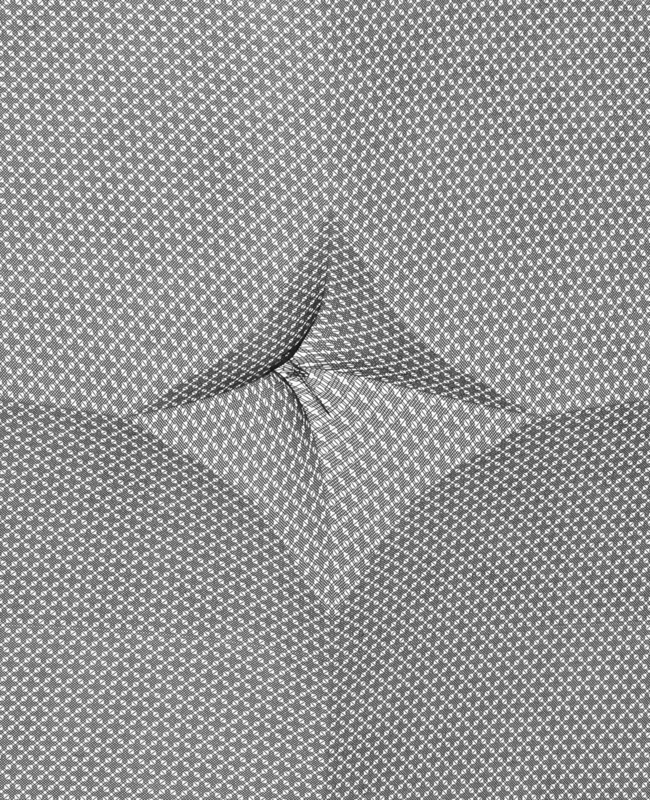 A black and white drawing of a piece of paper.