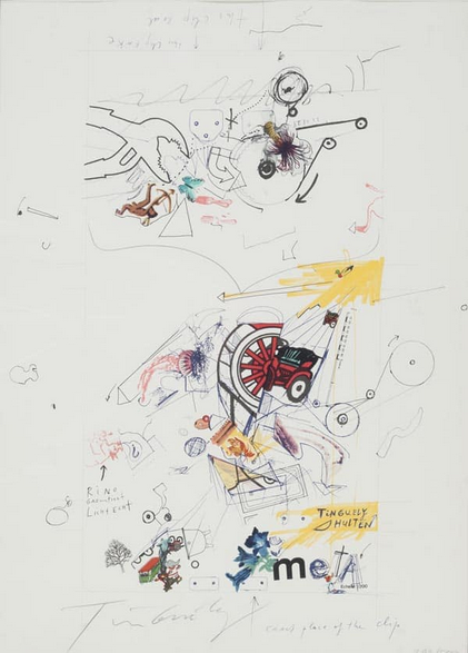 Artwork by Jean Tinguely, Hulten, Made of Screenprint 