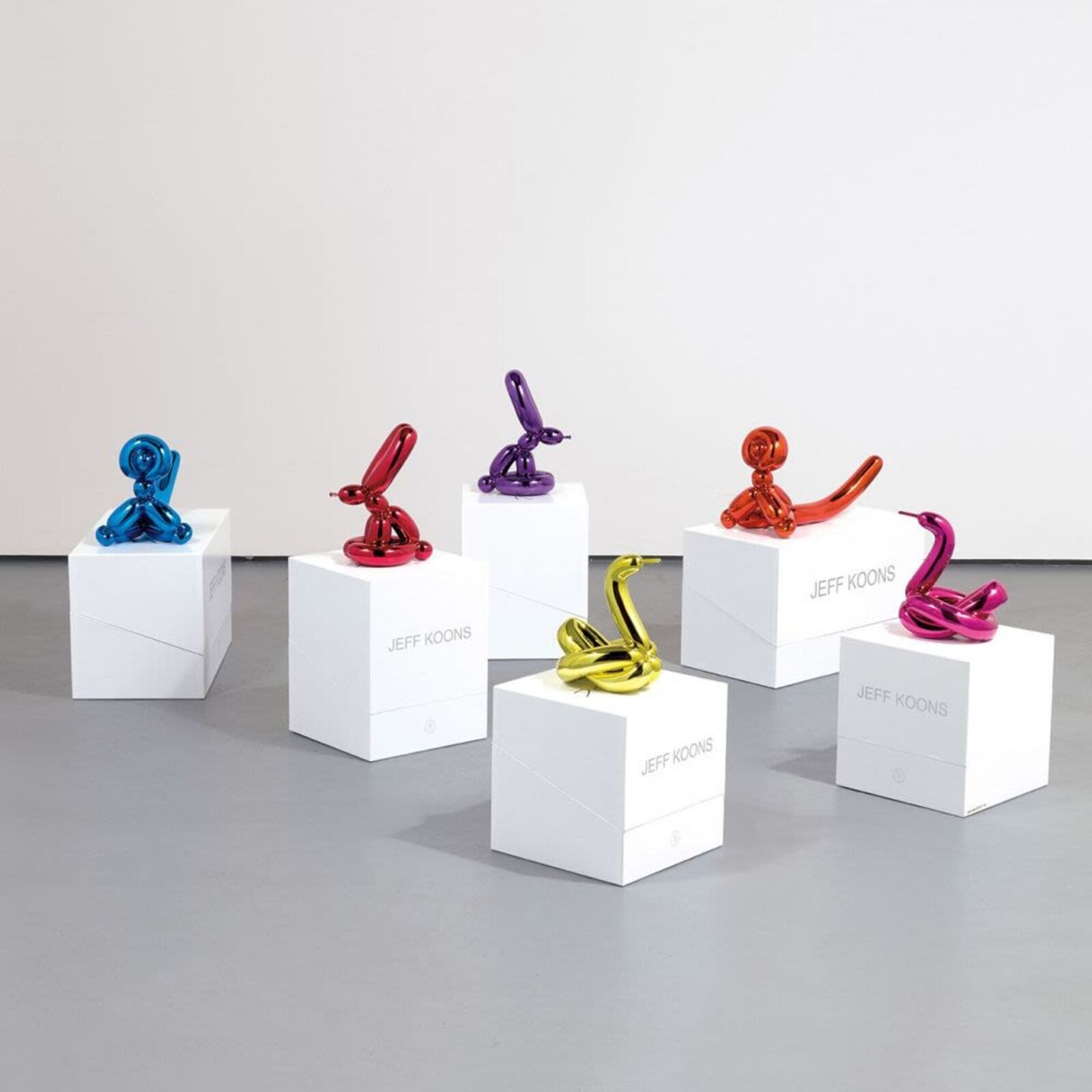 Balloon Animals Collector's Set by Jeff Koons, 2017-2019