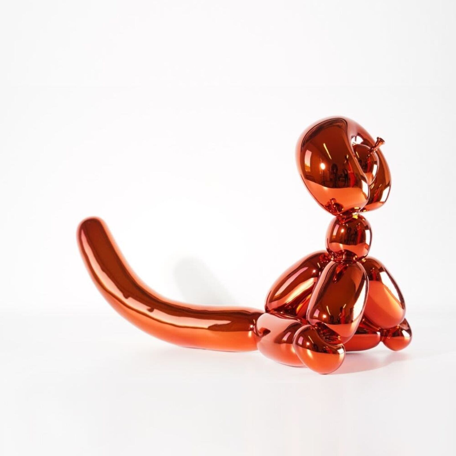 Artwork by Jeff Koons, Balloon Monkey Orange, Made of Limoges porcelain with chromatic coating 