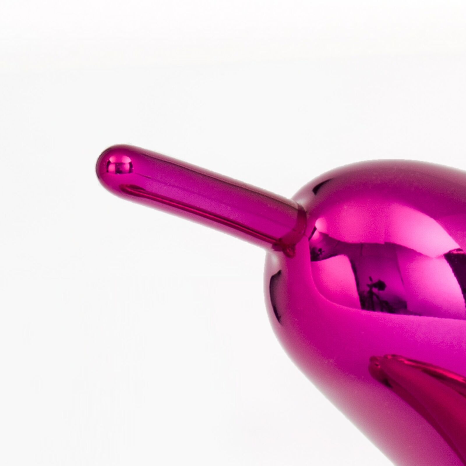 Artwork by Jeff Koons, Balloon Swan (Magenta), Made of Limoges porcelain with chromatic coating 