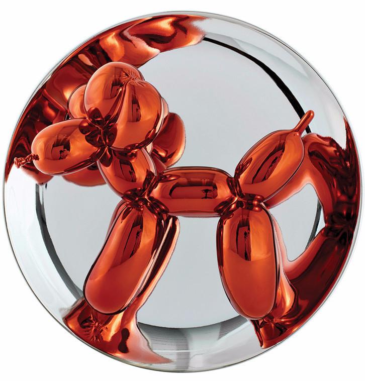 Orange Balloon Dog by Jeff Koons, 2016