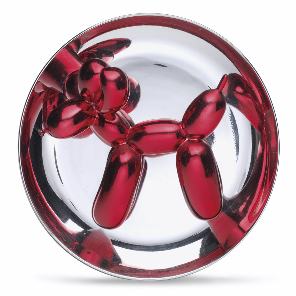 Red Balloon Dog by Jeff Koons, 1995